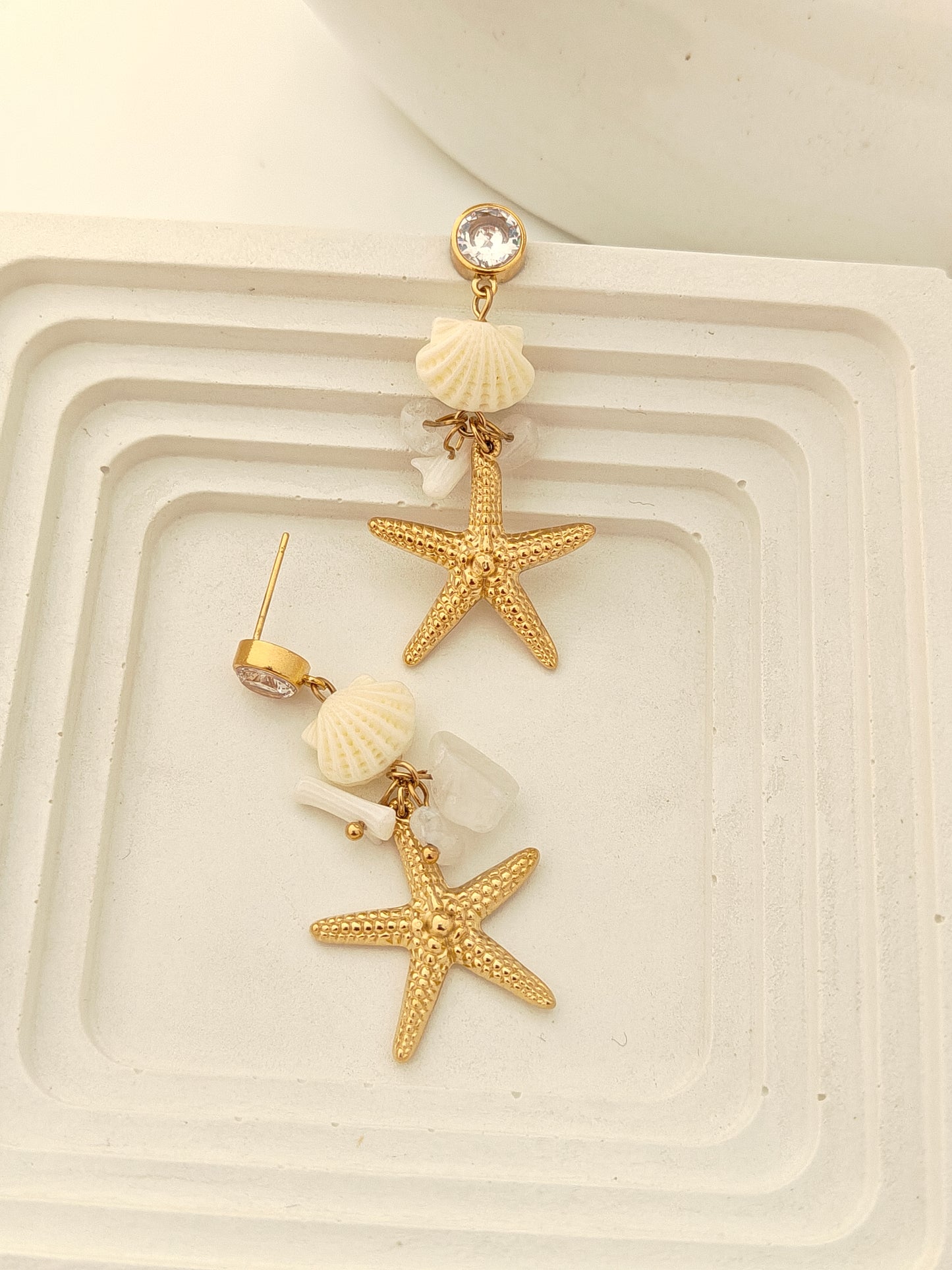 Aurelia Starfish Dangles
