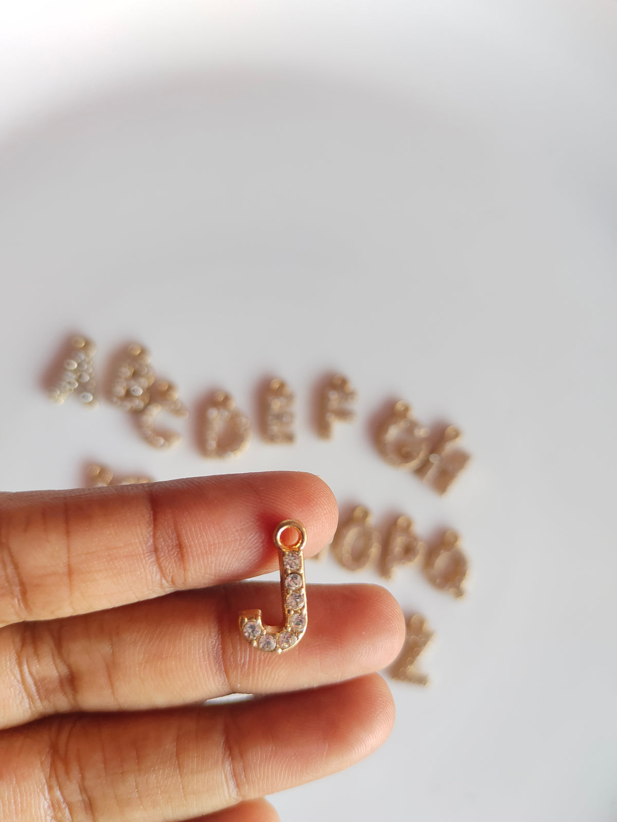 Rhiney Alphabet Charm - 1 Piece