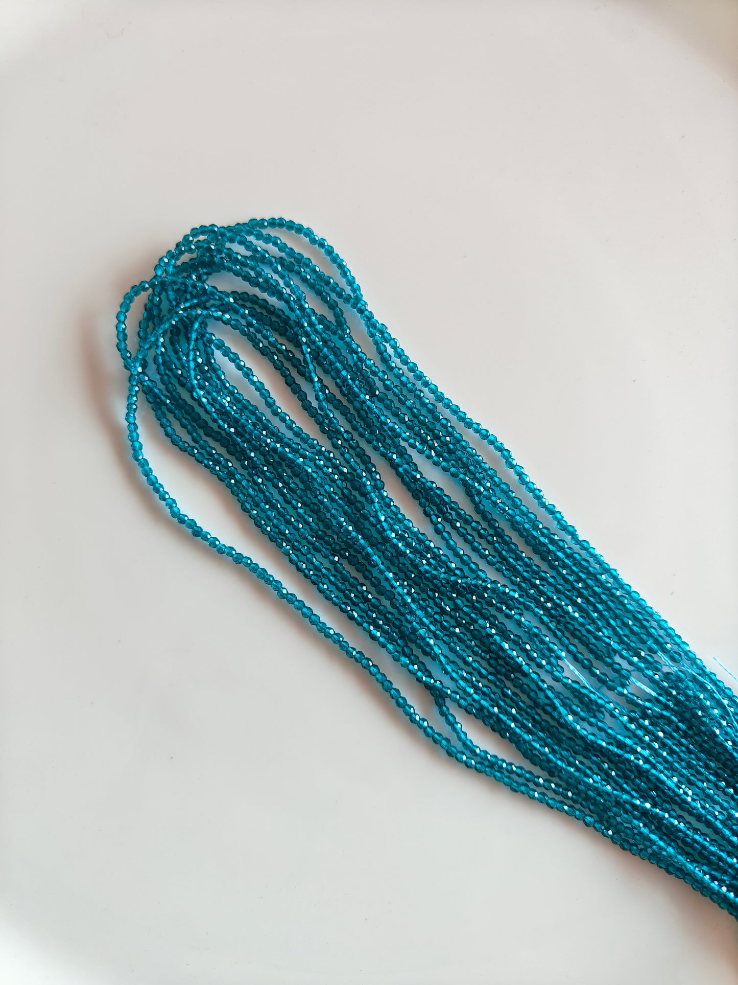 Peacock Blue 2mm Hydro Beads