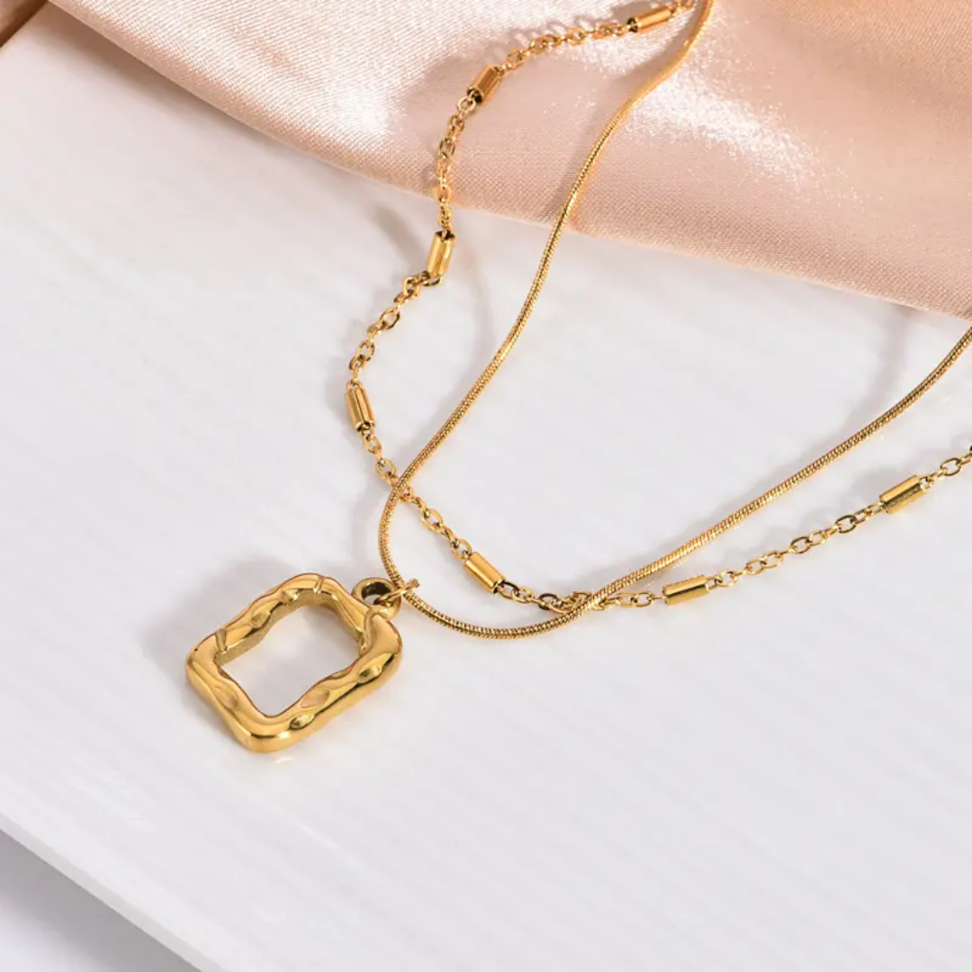 Regalia Frame Layered Necklace