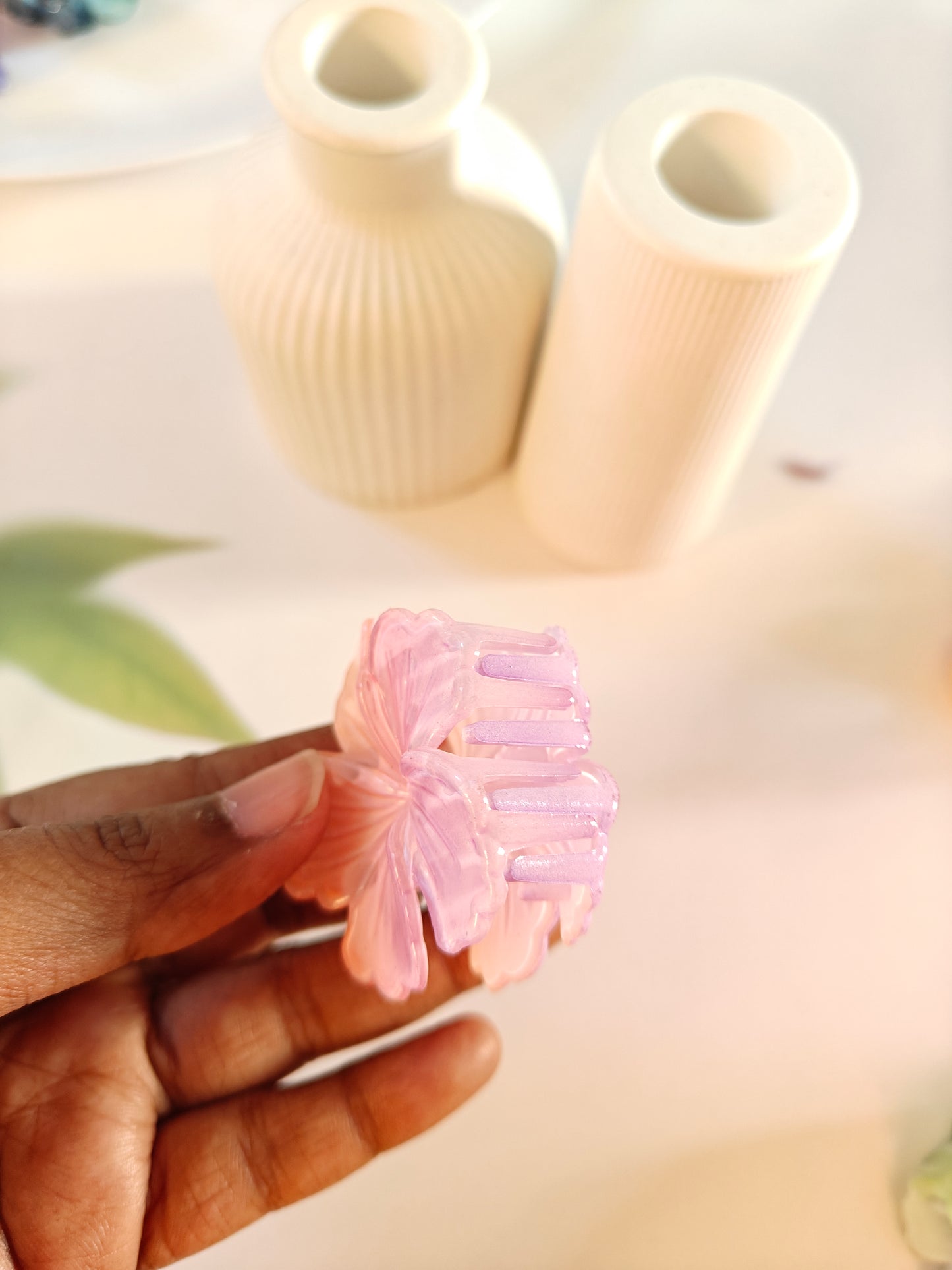 Mini Hibiscus Claw Clip - 1 Piece