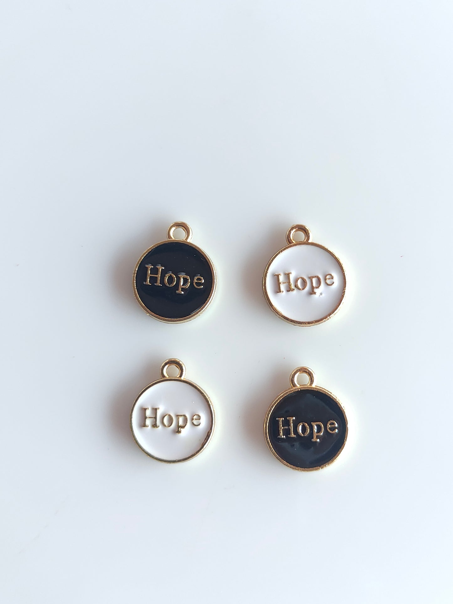 Hope Enamel Charm - 1 Piece