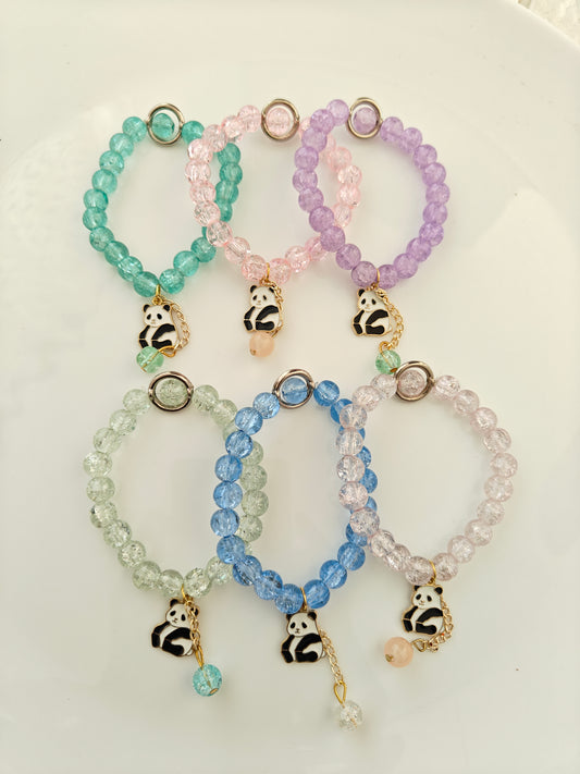 Beaded Panda Bracelet