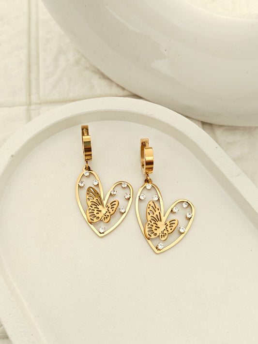 Heart Winggy Hoops
