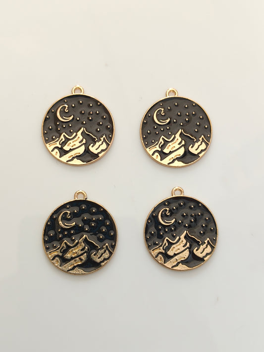 Night Scenery Charm - 1 Piece