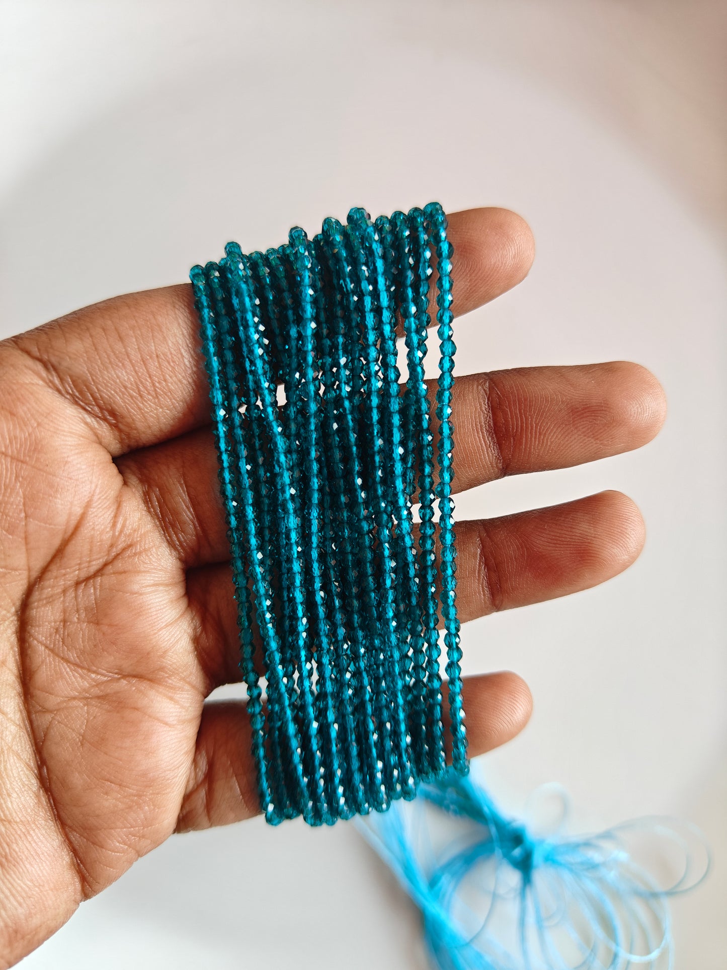 Peacock Blue 2mm Hydro Beads