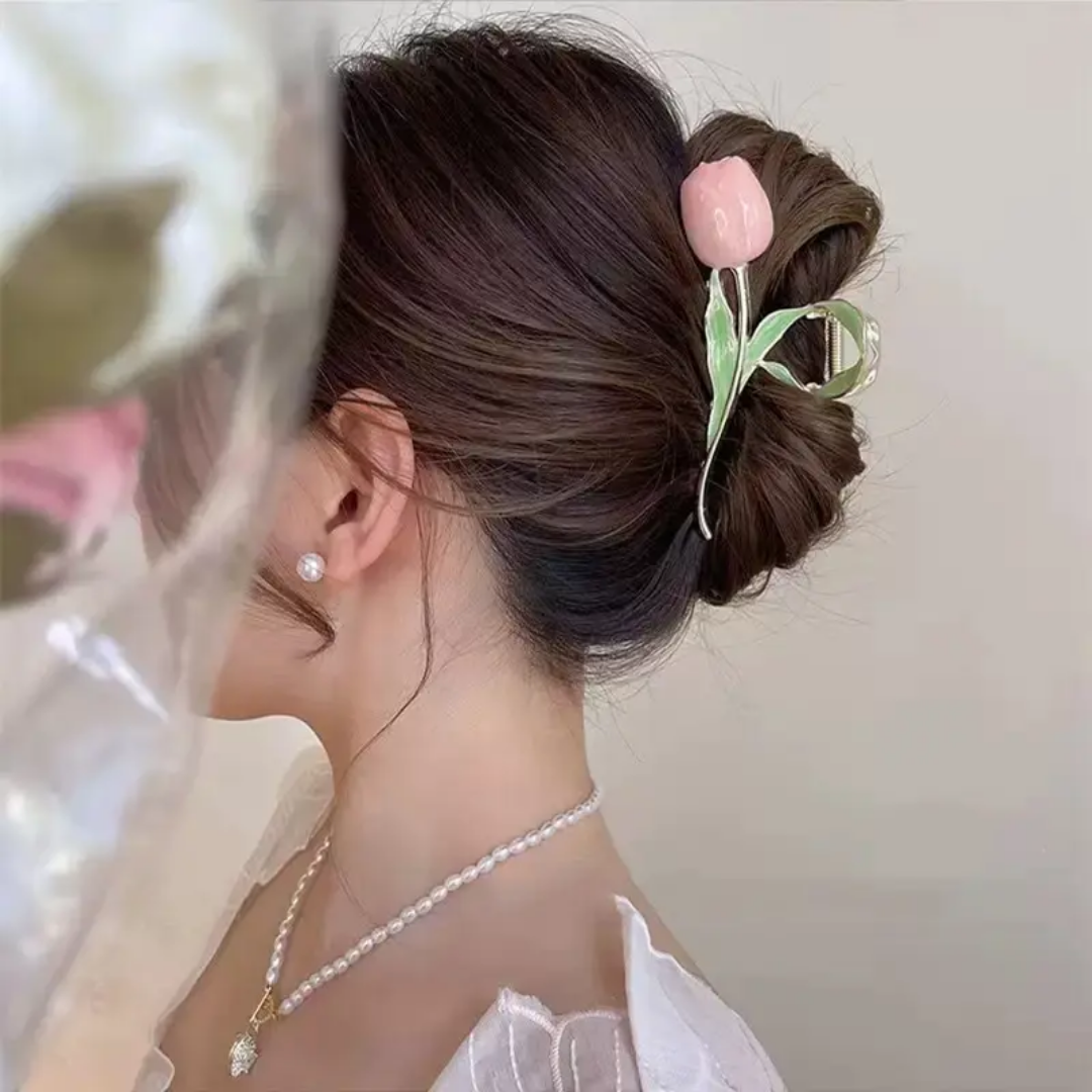 Korean Style Tulip Claw Clip