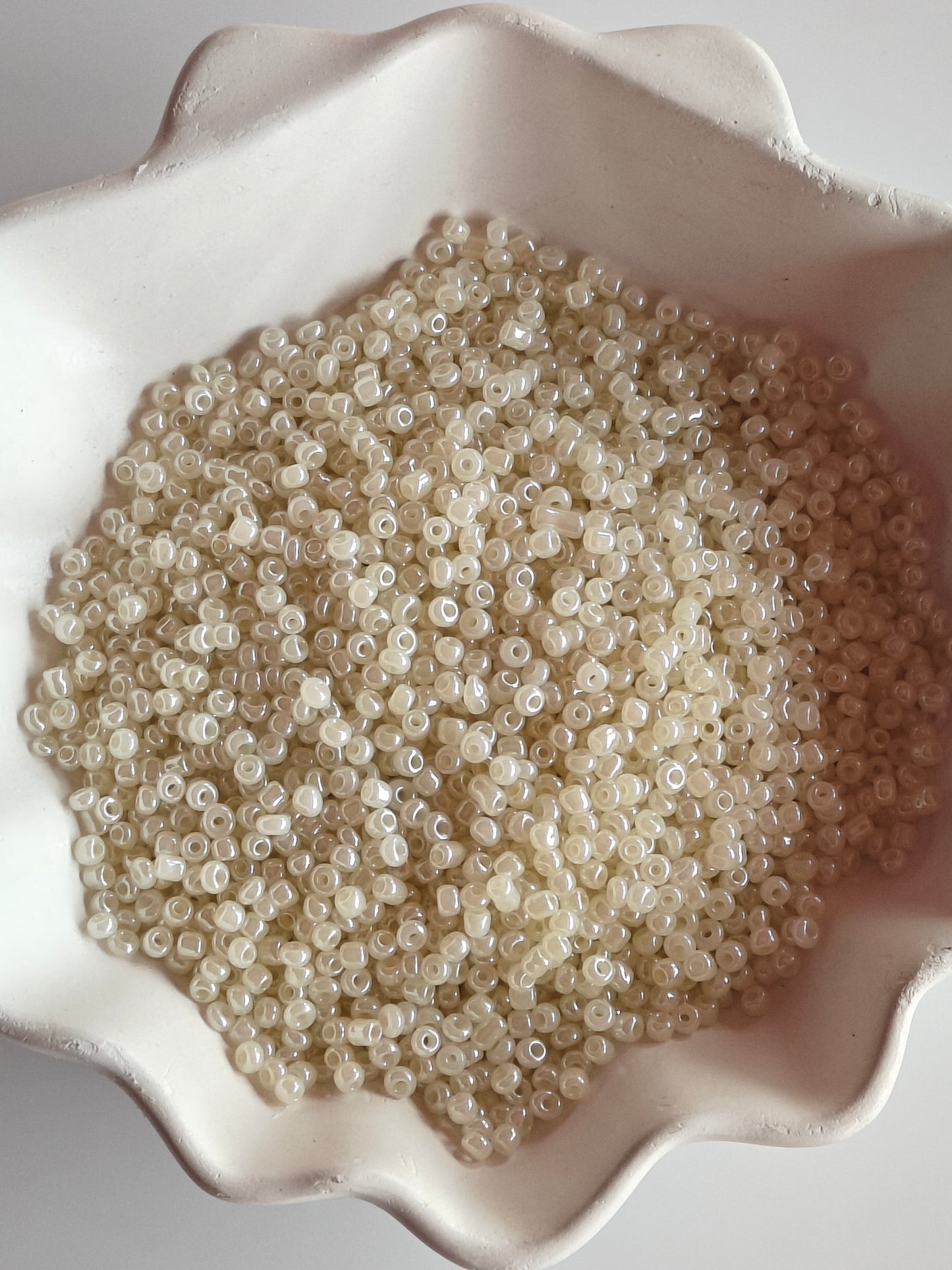 Seed Beads Off White - 20g