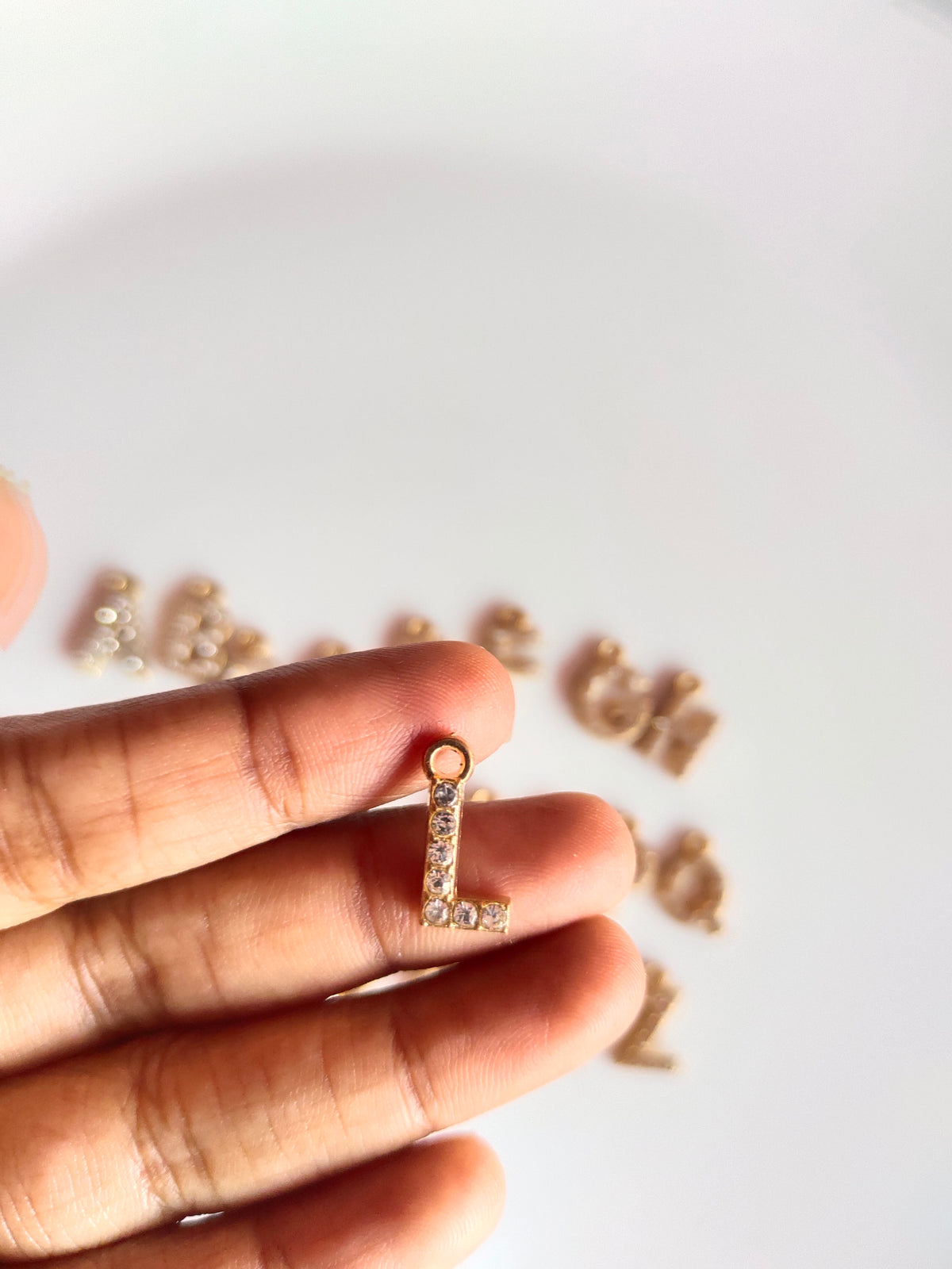 Rhiney Alphabet Charm - 1 Piece