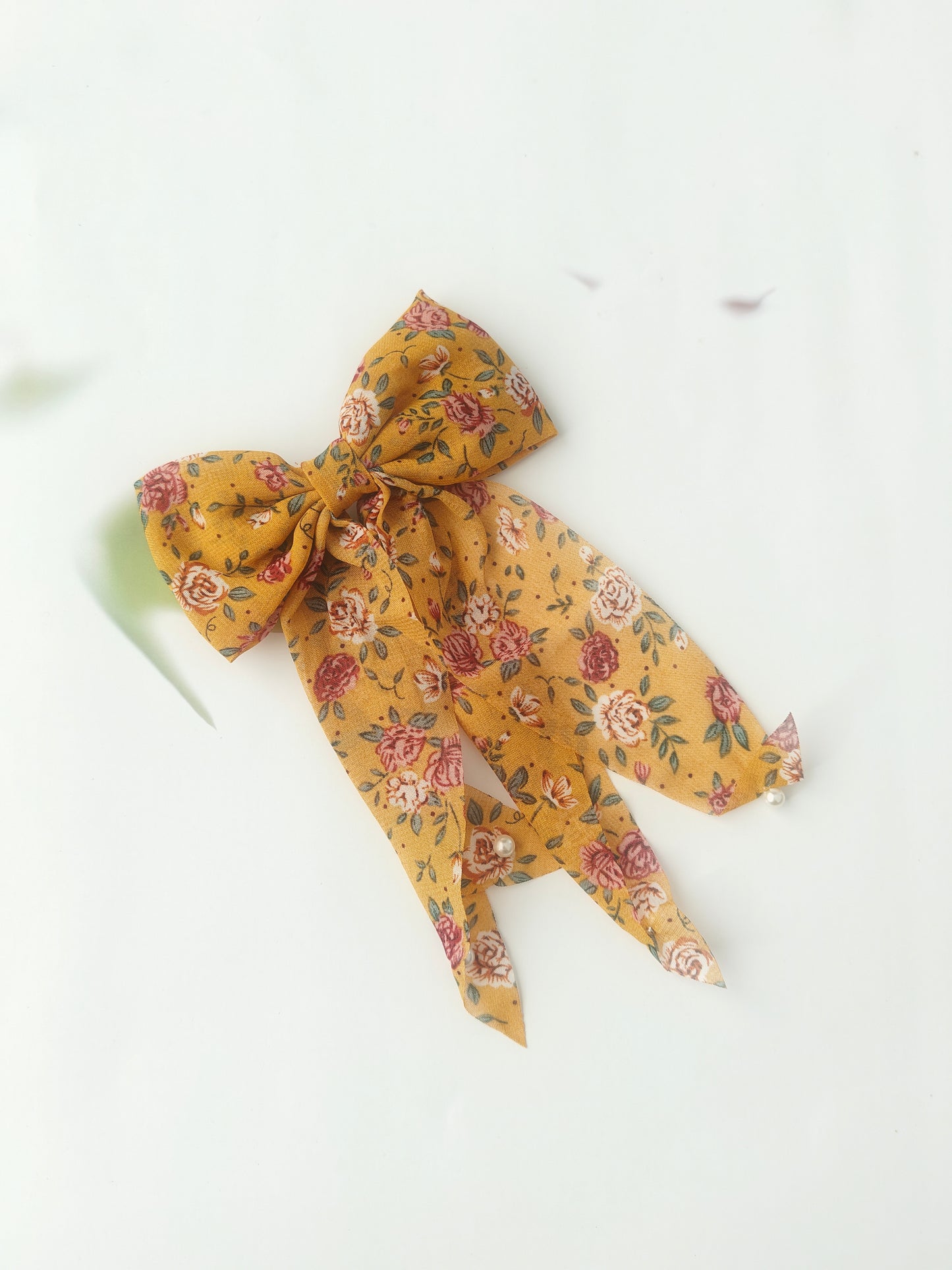 Floral Tail Bows