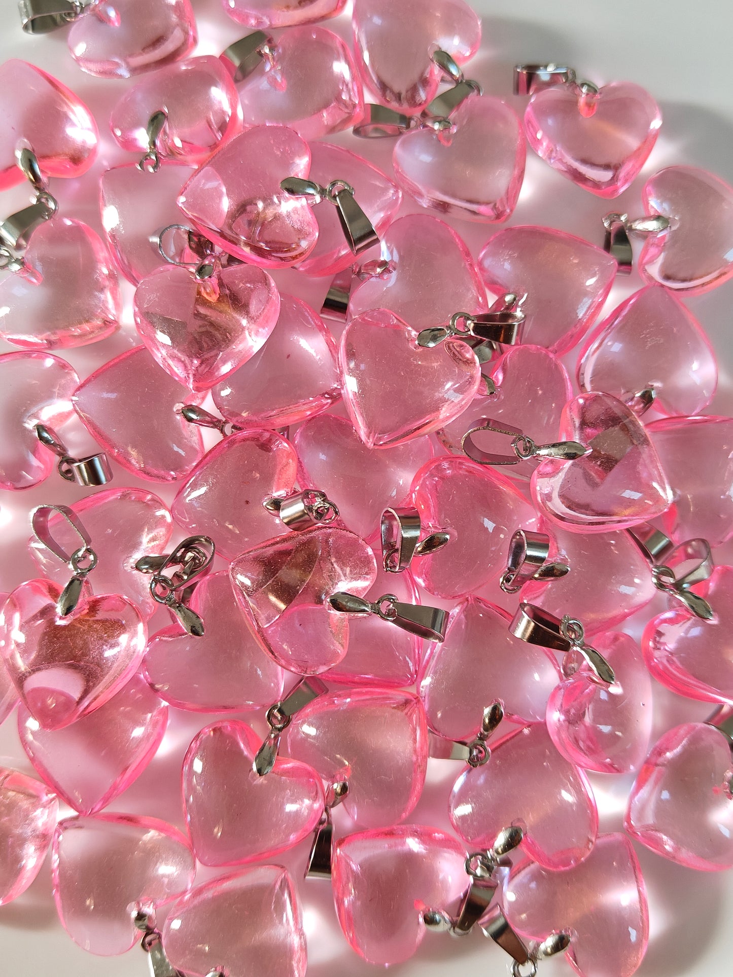 Heart Crystal Pendant - 1 Piece